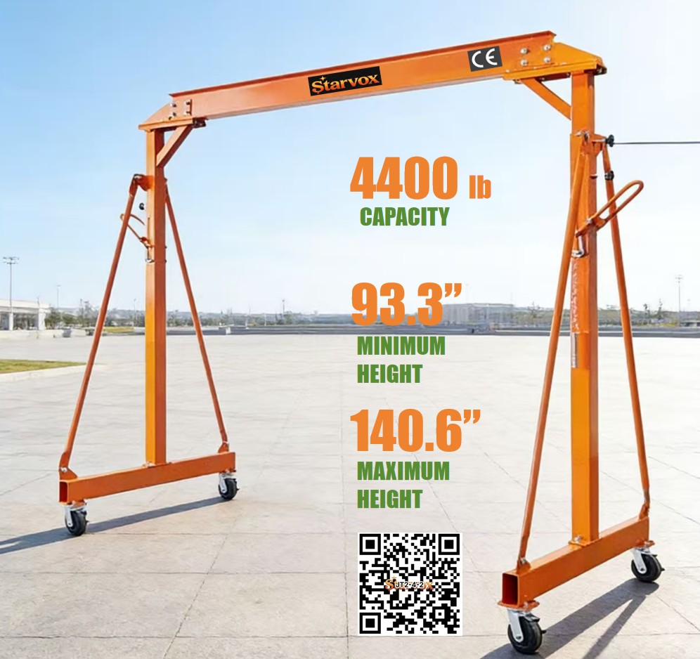 STARVOX JT2-4-2 Adjustable Height All-Steel Gantry Crane